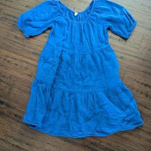 Old Navy Vibrant Blue Kids Casual Dress